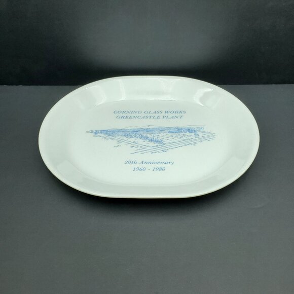 Corelle Corning Glass Works Greencastle Plant 20th Anniversary Collector Plate - Picture 3 of 6